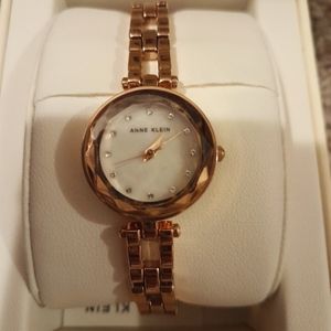 Anne Klein Mother of Pearl Watch (new)